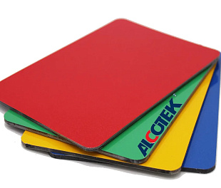 Aluminium composite panels 1220 x 2440 x 4 mm, Alcotek B2